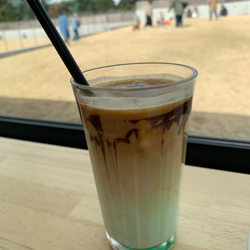 チョコミントラテ(with dog coffe)