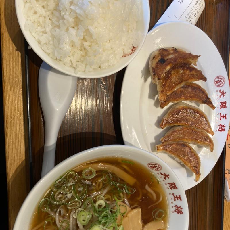 王将定食(大阪王将 青梅店)