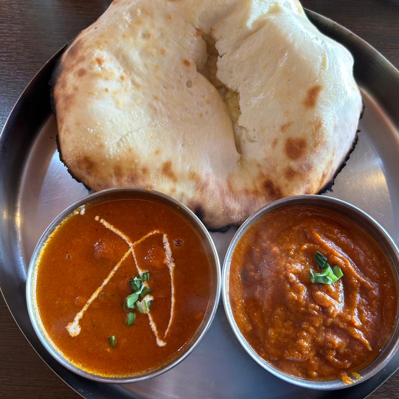 2種のカレーチーズクルチャセット(シカール)