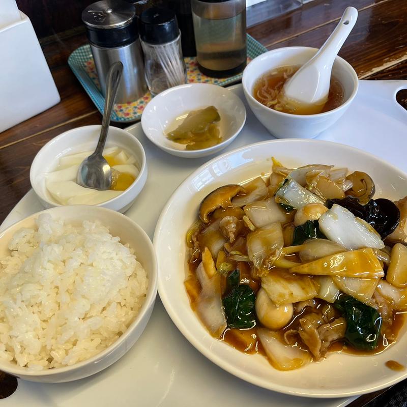 八宝菜定食(中国ラーメン 楊)