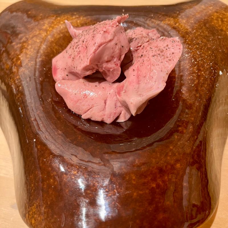 鳥肝の低温調理(フレンチ居酒屋 Bistro TRAD)