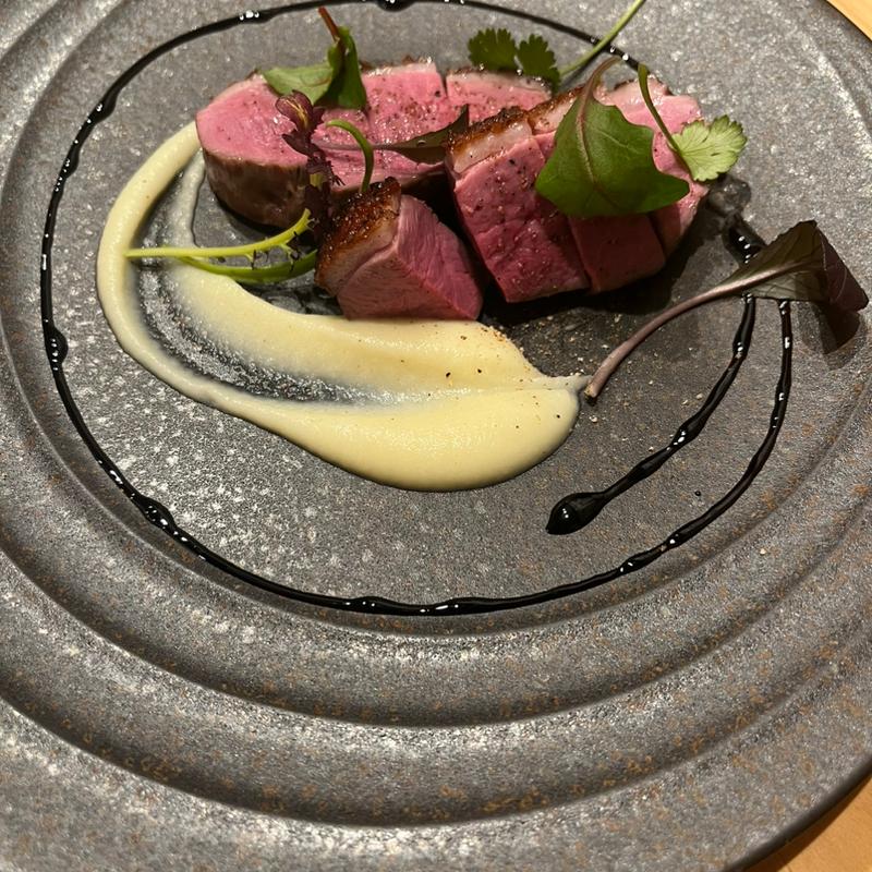 河内鴨ロース炭火焼き(フレンチ居酒屋 Bistro TRAD)