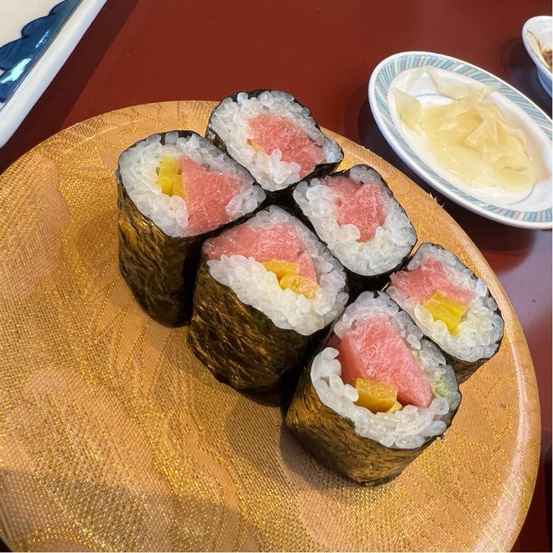 とろたく細巻き(番やのすし 古沢店 )