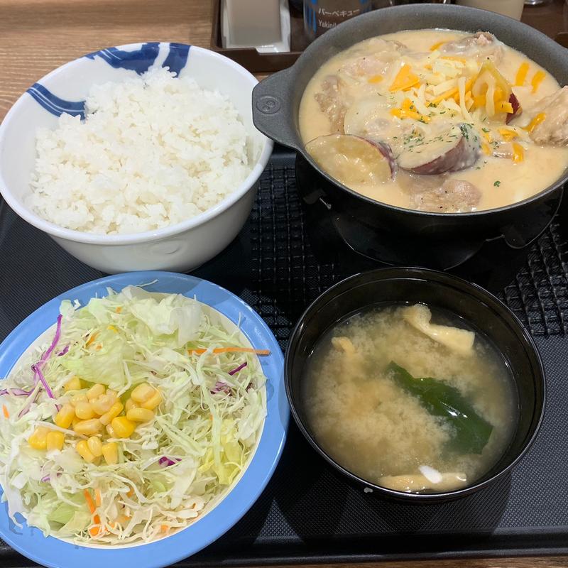 シュクメルリ鍋定食(松屋 国立店（マイカリー食堂併設）)