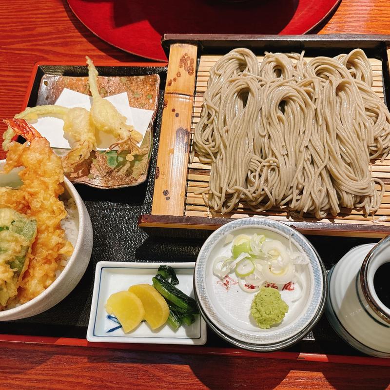 ミニ天丼セット(小嶋屋 和亭 )