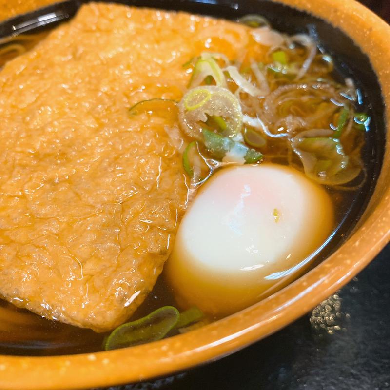 きつねそば ＋ 温泉玉子(めとろ庵 新木場店 )