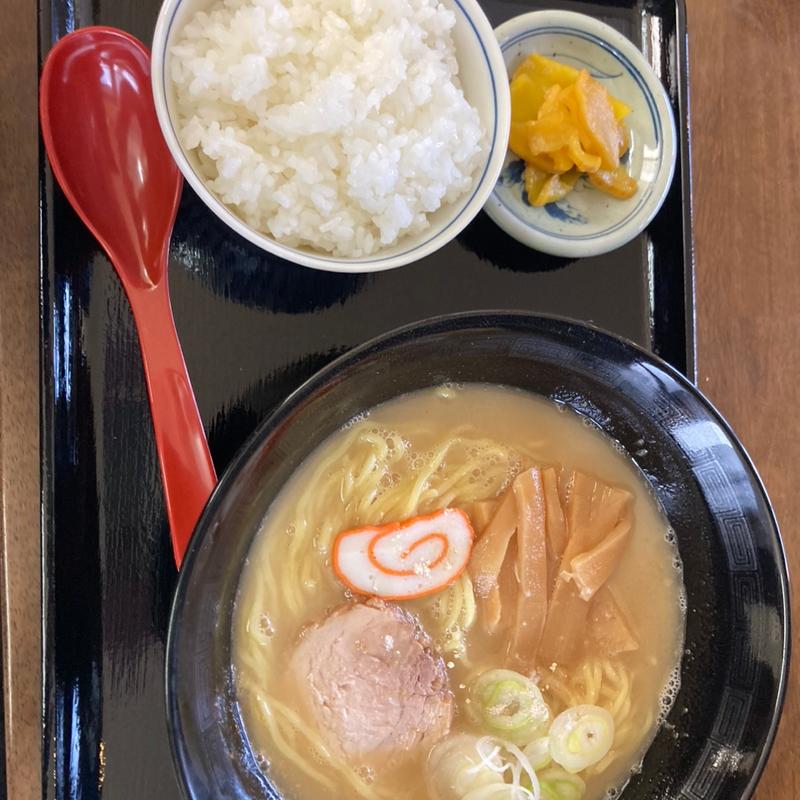 ラーメン　ライス(紋食堂 )