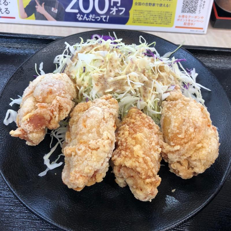から揚げ【4個】(吉野家 ５０号線バイパス太田店)