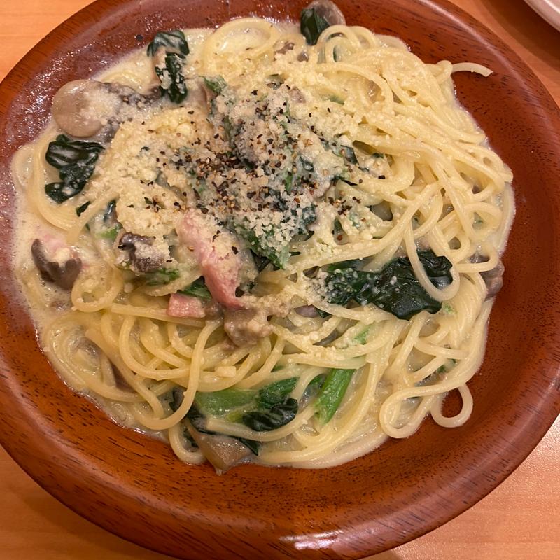 きのこのクリームスパ(サイゼリヤ 有明フロンティアビル店)