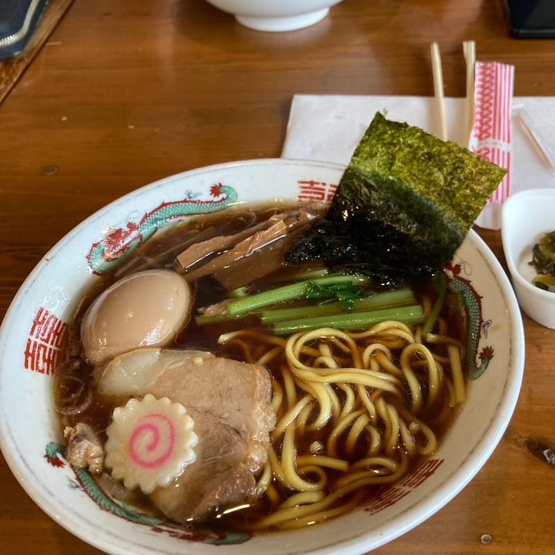 生姜ラーメン　味玉(麺と飯 ソウハチヤ)