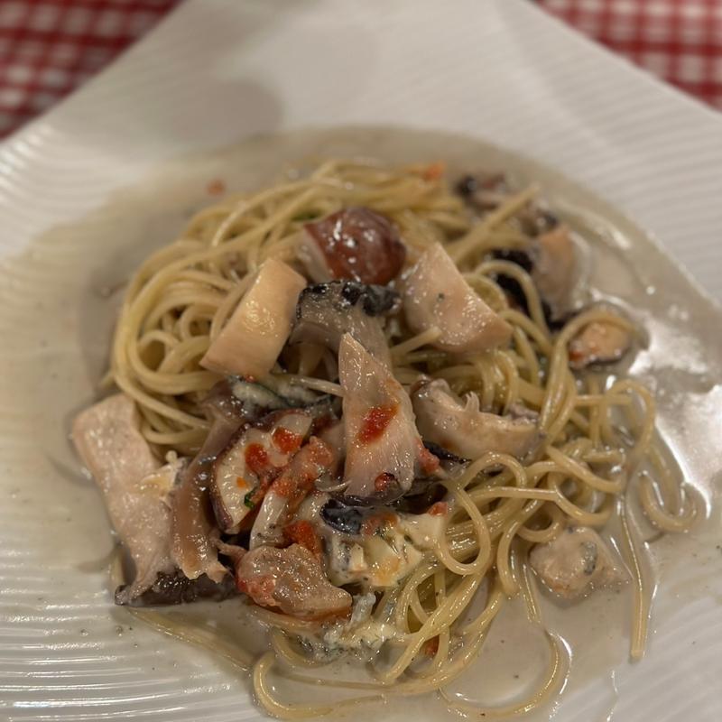 きのことゴルゴンゾーラチーズクリームソース(サムズ倶楽部ハウス )