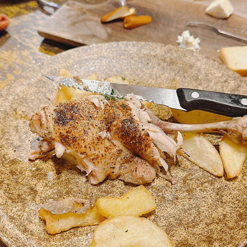 鶏肉のコンフィ(イルザッカヤ)