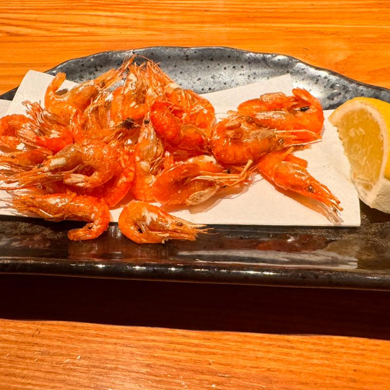 川エビ唐揚げ(御苑 炉庵)