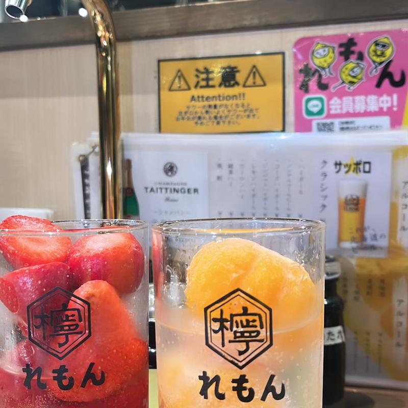 フルーツサワー(大衆炭火焼肉ジンギスカン ホルモン酒場風土.札幌駅前店)