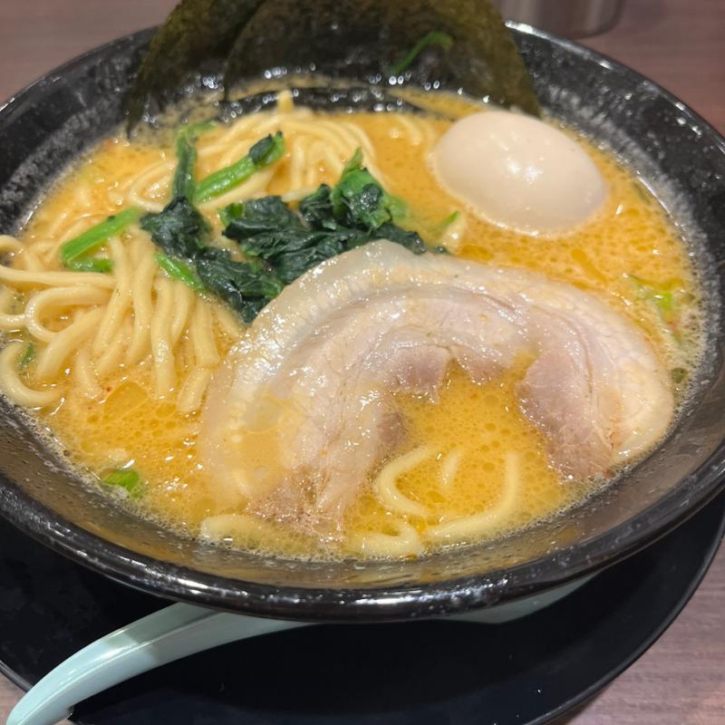 味玉ラーメン(横浜家系ラーメンおばら家 昭和店)