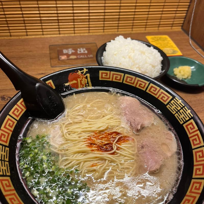 ラーメン(一蘭　札幌すすきの店)