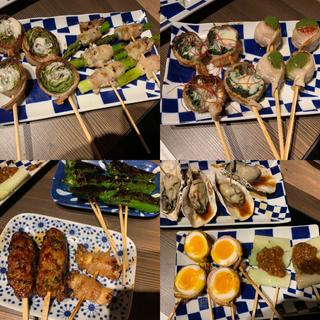 串いろいろ(炭串まんてん 京都駅前店)