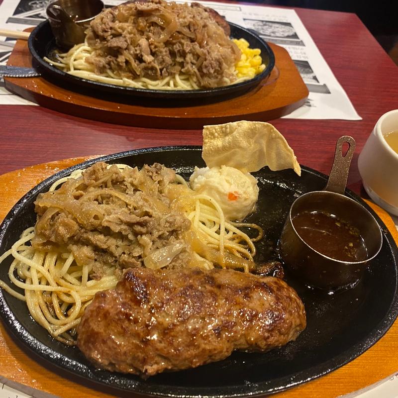 手ごねハンバーグ&ハンター焼き(グリルハンター 新宿店Grill HunterShinjuku)