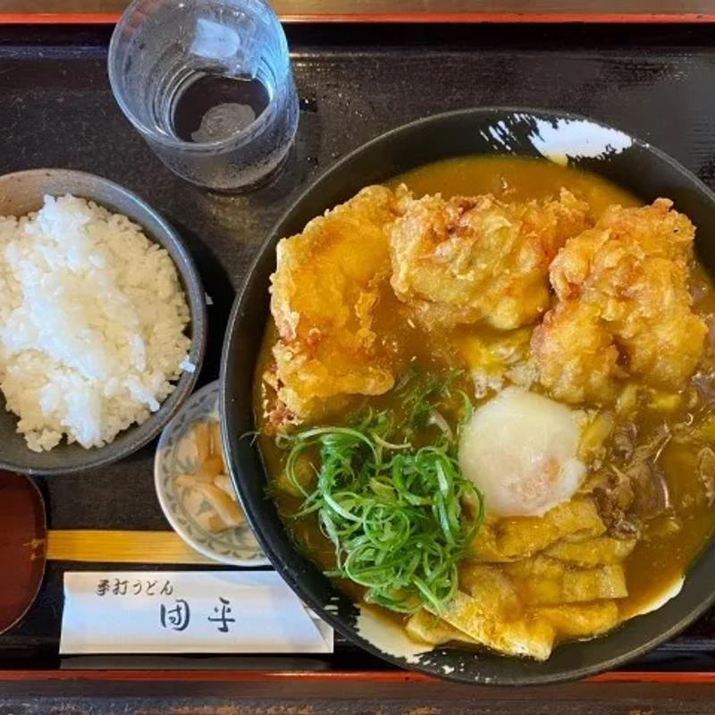 温玉とり天カレーうどん(手打ちうどん 団平)