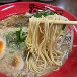 濃厚とんこつコテ麺（上）(ラーメンホっポ屋平野店)