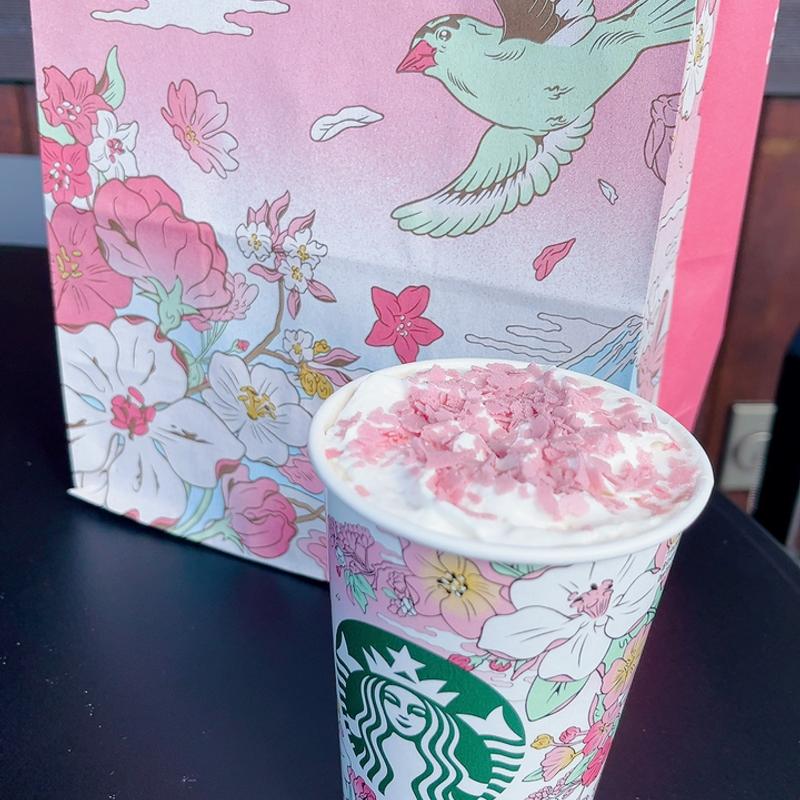 花見さくらクリーム(スターバックスコーヒー 宇都宮城東店 （STARBUCKS COFFEE）)
