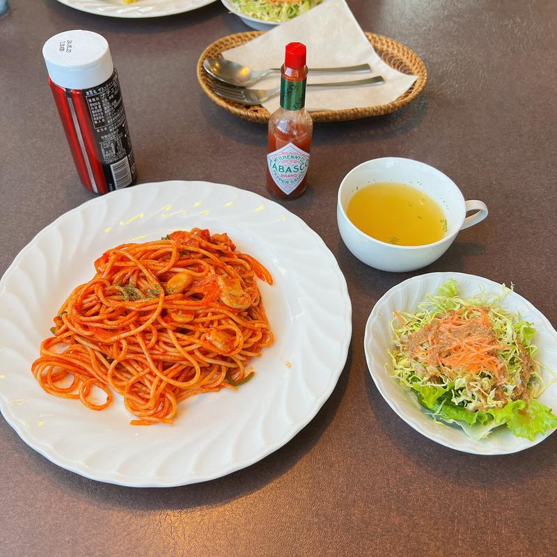 ナポリタンセット(軽食＆喫茶アンチーブ)