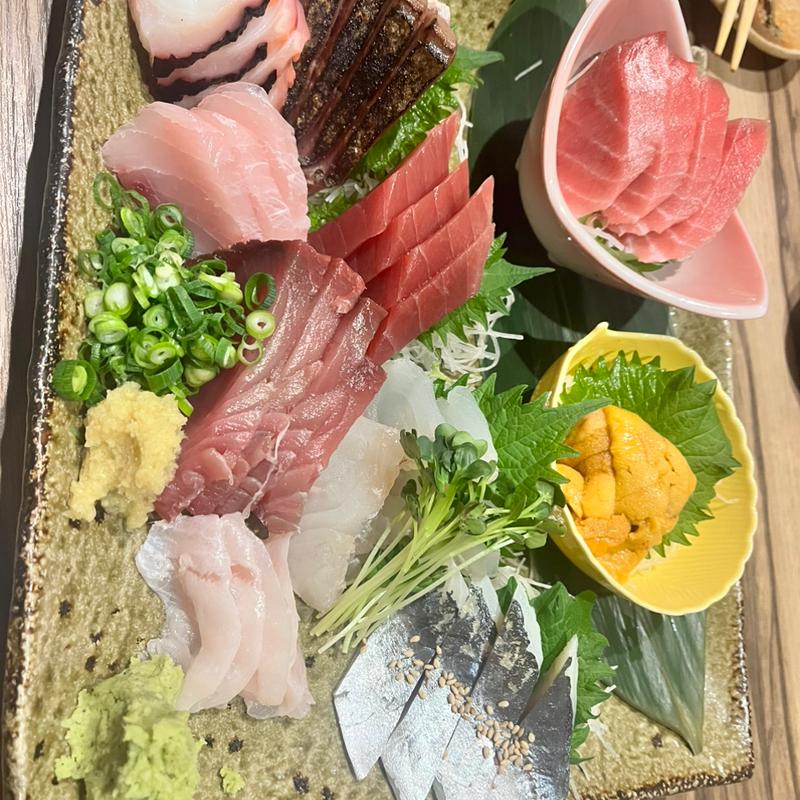 お造りおまかせ(酒と肴のたか木)