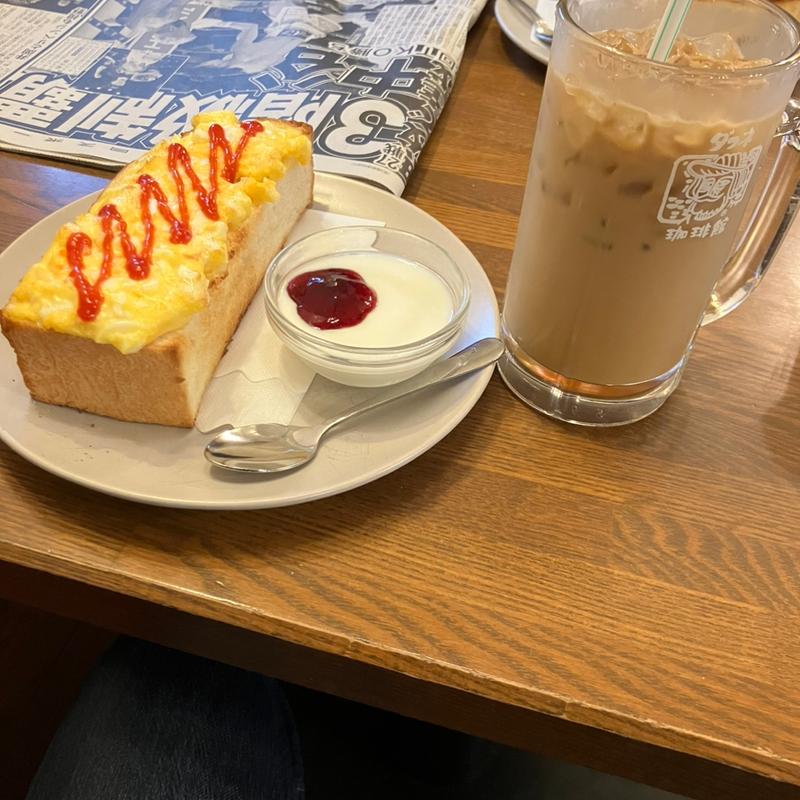 スクランブルエッグセット(ダフネ珈琲館 常滑店 )