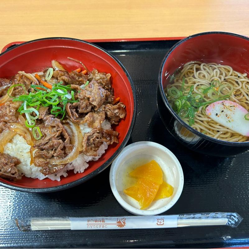 焼肉丼　おそばセット(香芝サービスエリア下り線 フードコート )
