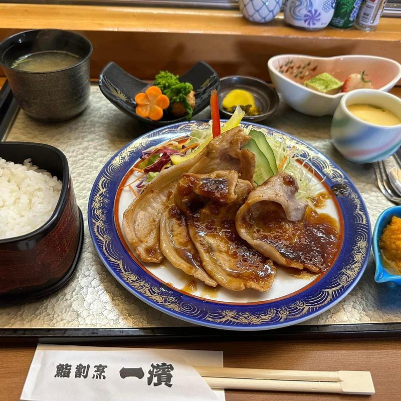 ゆめポークジンジャー御膳(鮨割烹 一濱)