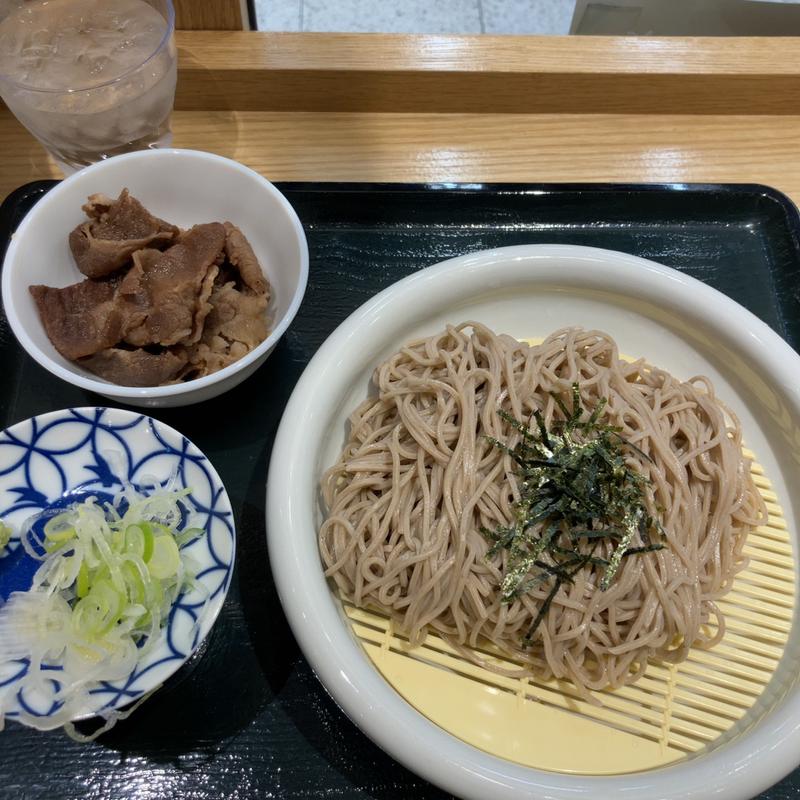 こだわり牛肉の肉ざるそば(SOBABACCHUS)