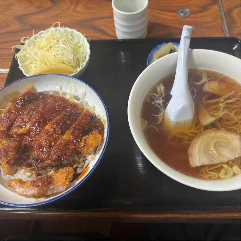 ソースカツ丼 ミニラーメンセット(大黒食堂 )