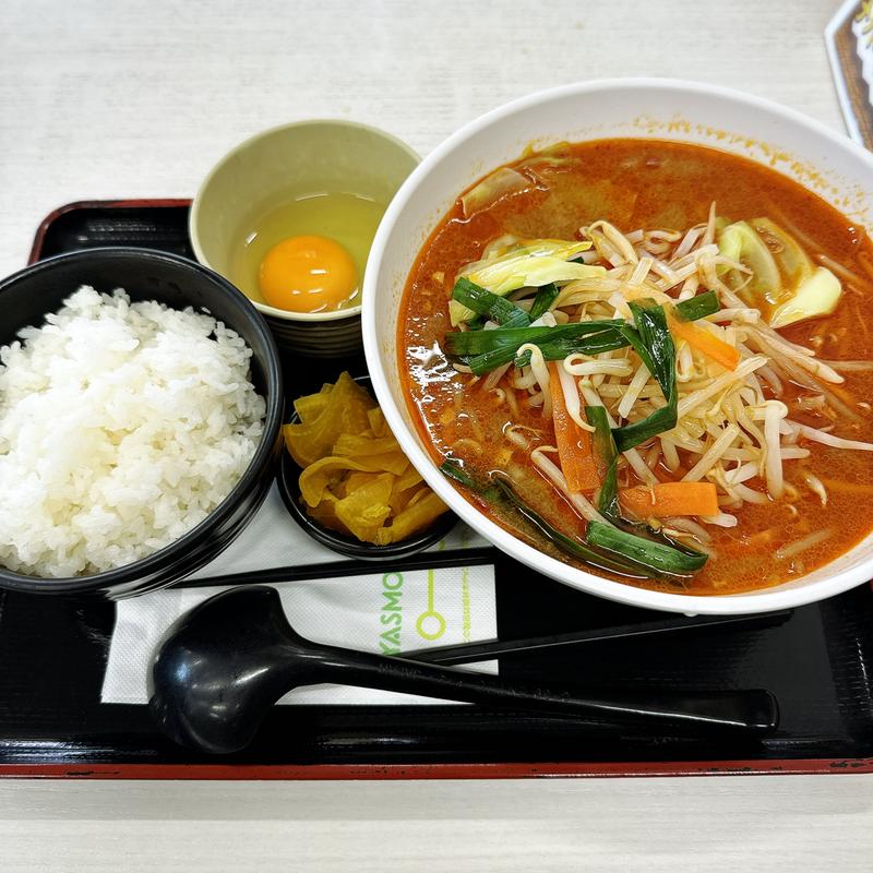 辛味噌ラーメンセット(YASMOCCA 都筑P.A.上り)