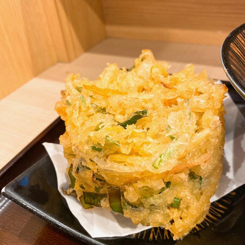 かき揚げ(生そば玉川 錦糸町駅前店)