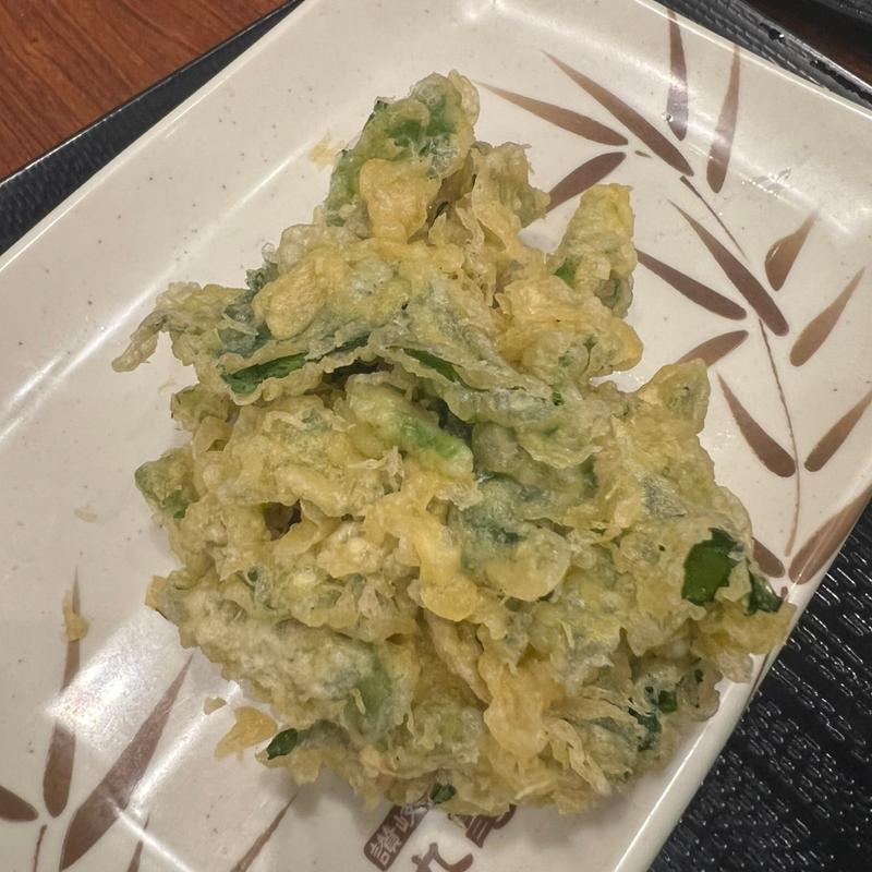 なばな天ぷら(丸亀製麺三木)