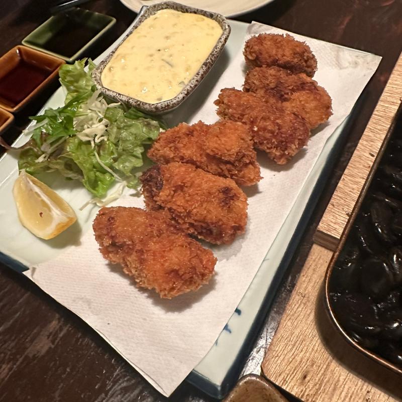 牡蠣フライ(広島牡蠣処 大衆酒場バケツ 立町店)