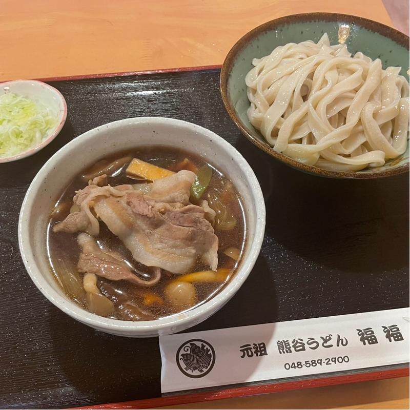 肉汁きのこうどん(元祖 熊谷うどん 福福)