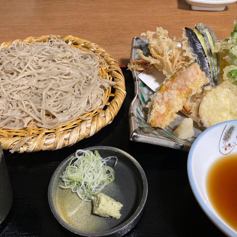 天ざる(蕎麦肴庵 冴沙)