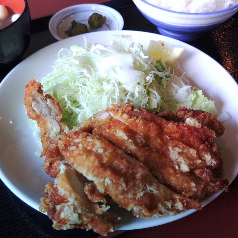 鶏唐揚げ定食(ごはん屋　花りん )