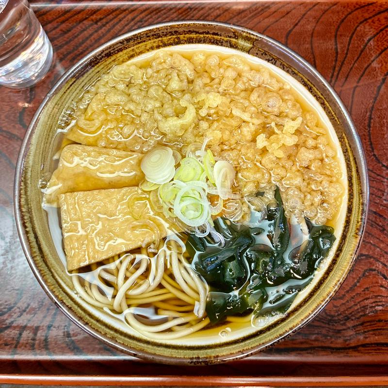 たぬきそば＋油揚げ(そば処 はるな )