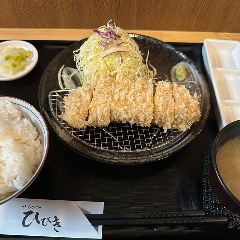 ランチロースかつ定食(とんかつ ひびき 朝霞台店)