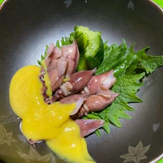 ホタルイカ酢味噌(酒菜乗々)