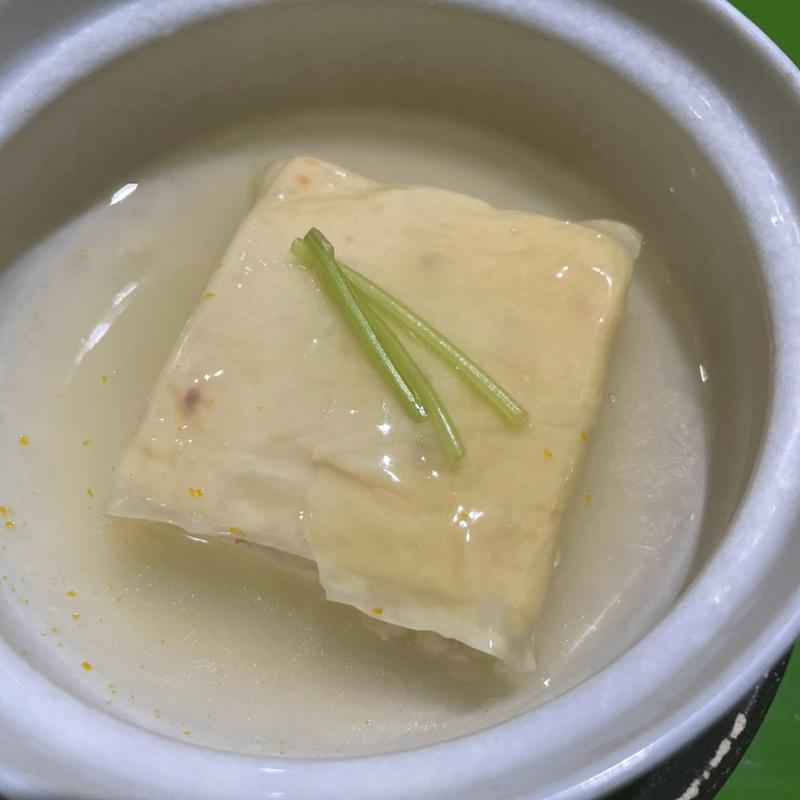 海老しんじょ湯葉餡掛け(酒菜乗々)