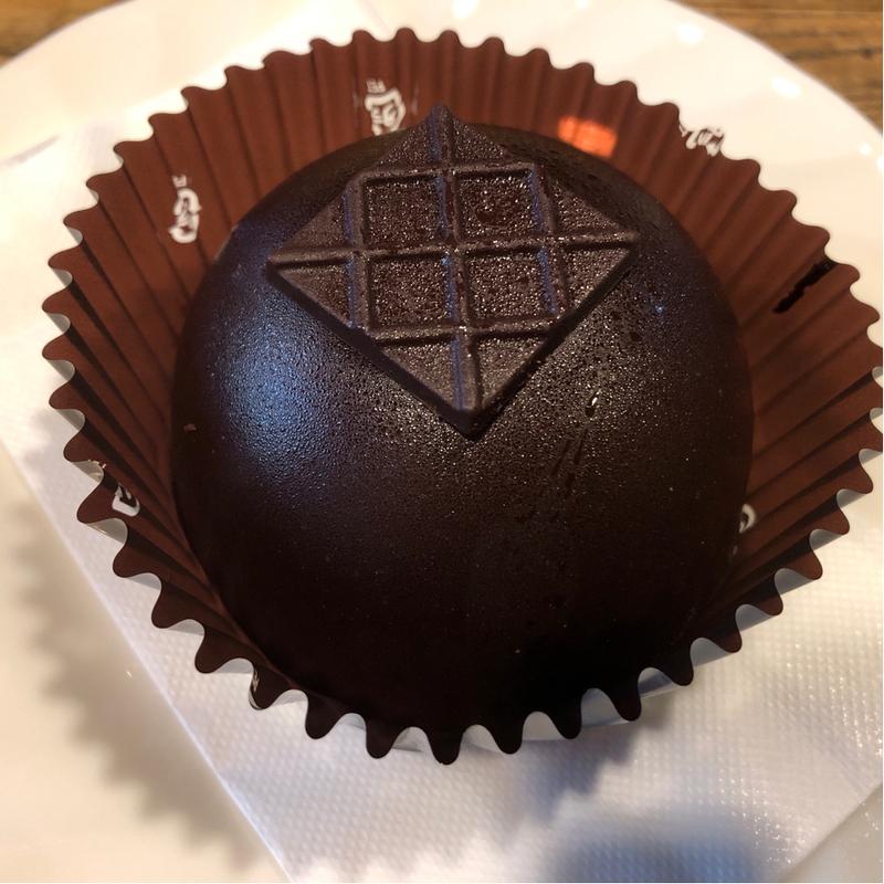 3種チョコのドームケーキ(喫茶ルオー)