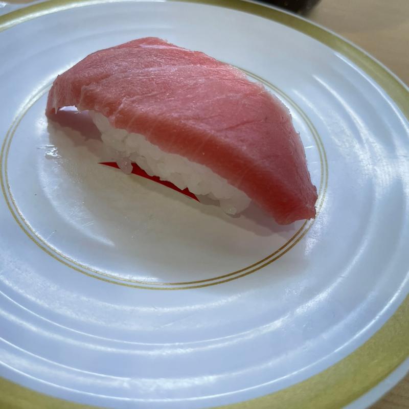 本マグロ中トロ(かっぱ寿司 三木店)