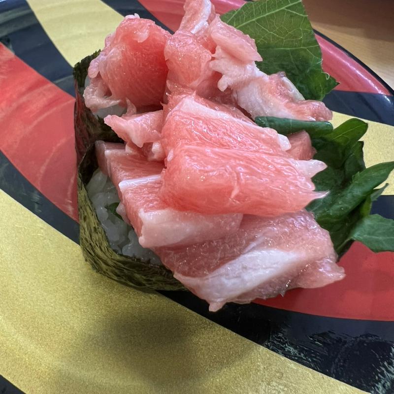 本鮪とろぶつ軍艦(かっぱ寿司 三木店)