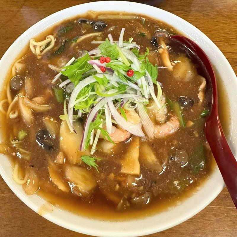 焦がし味噌あんかけ麺(中華こしじ)