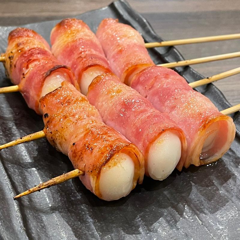 モチベーコン巻(2本)(ジャンボやき鳥しん)