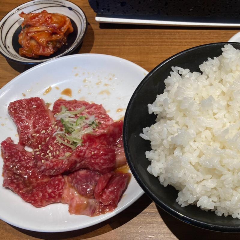 ランチセット(カルビ、トリモモ).(恵の家 （メグミノイエ）)