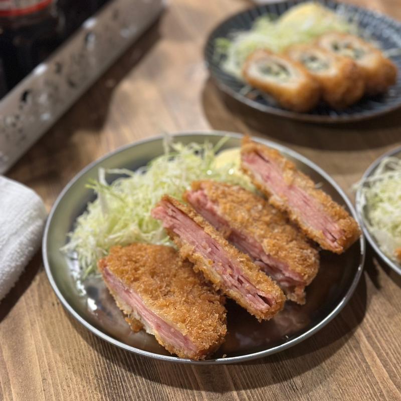 ハムカツ(路地裏酒場 丸坊主)